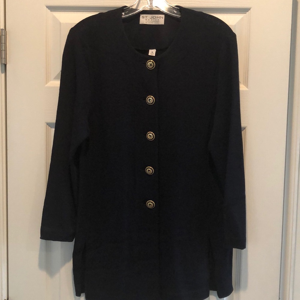 St. John Navy Sweater